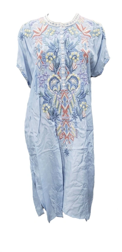 Johnny Was Women's Lania Cupra Tunic In Denim In Multi