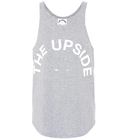 The Upside Issy Cotton Tank Top In Grey