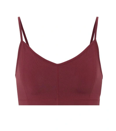 Live The Process Corset Sports Bra In Red