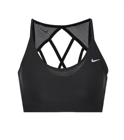 Nike Indy Cooling Sports Bra In Black