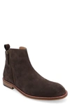 Thomas & Vine Rami Plain Toe Zip Boot In Brown