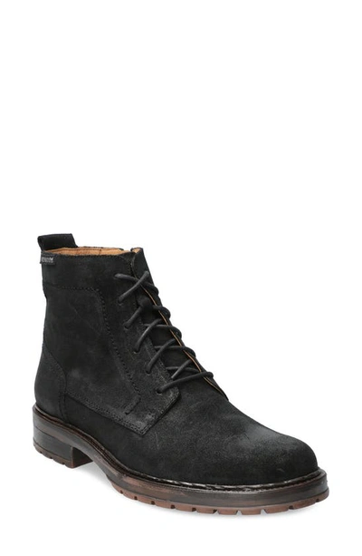 Mephisto Ladislas Zip Derby Boot In Black Old Velour