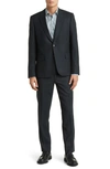 Paul Smith Tailored Fit Two-button Wool Blend Suit In Petrol