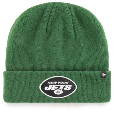 47 Kids' Youth ' Green New York Jets Basic Cuffed Knit Hat