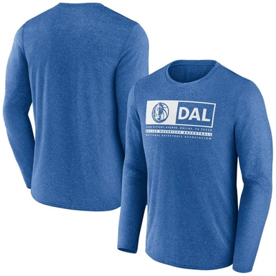 Fanatics Branded Blue Dallas Mavericks Three-point Play T-shirt