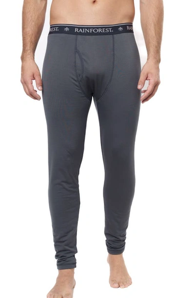 Rainforest Tech Rib Base Layer Trousers In Charcoal