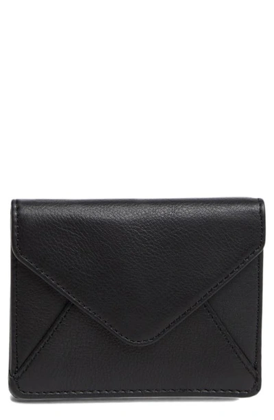 Aimee Kestenberg Zip It Up Tri-fold Wallet In Black