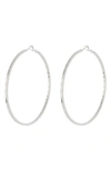 Tasha Hoop Earrings In Silver