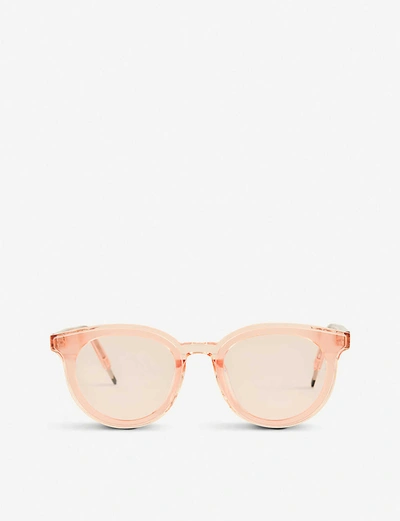 Gentle Monster Seesaw Acetate Sunglasses In Pale Pink
