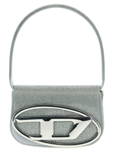 DIESEL 1dr - Iconic Shoulder Bag With Metallic Monogram - Shoulder Bags -  Woman - Multicolor