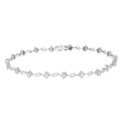 Vir Jewels 1 Cttw Classic Diamond Bracelet In 10k White Gold 7 Inch