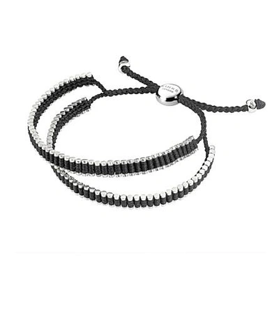 Links Of London Double Wrap Friendship Bracelet Black Modesens