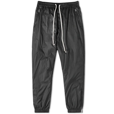 Rick Owens Track Trousers In Black