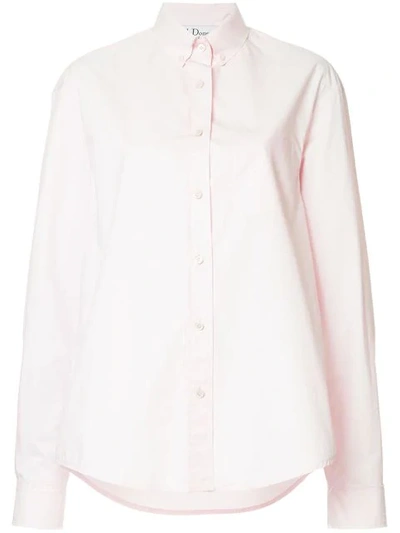 We11 Done Oversized Cotton-poplin Shirt In Pink
