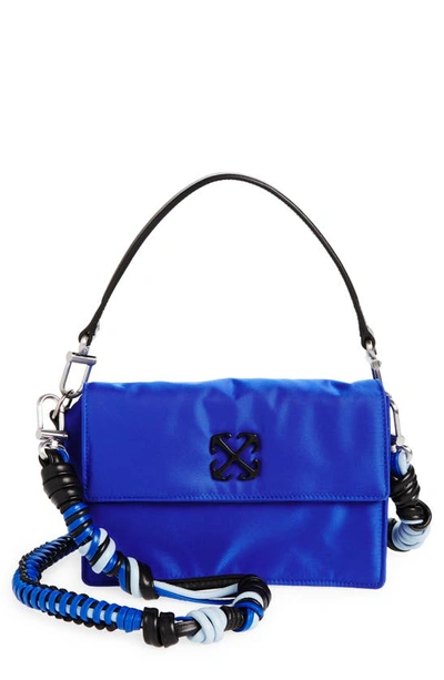 Off-white Soft Jitney 1.4 Nylon Bag In Blue No Color
