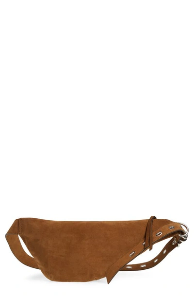 Rag & Bone Petra Suede Sling Bag In Golden Brown