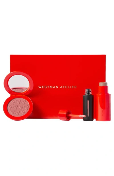 Westman Atelier Les Étoiles Lip, Blush & Highlighter Edition Set In White