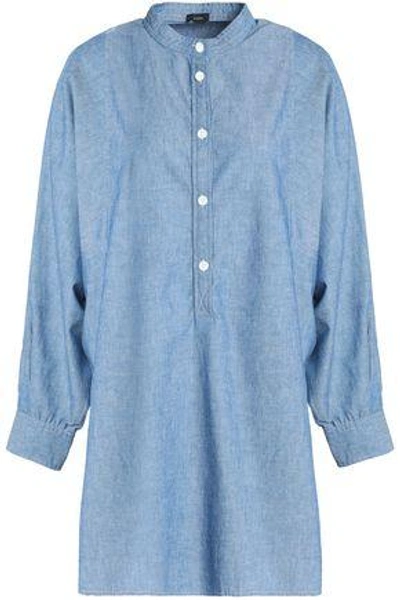 Joseph Lennox Cotton-chambray Tunic In Light Denim