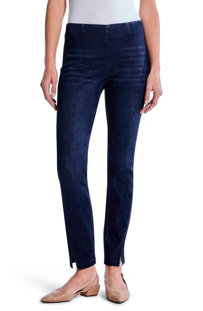 Nic + Zoe Seams All Day Slim Fit Split Hem Jeans In Twilight