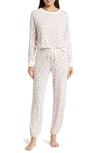 Honeydew Intimates Star Seeker Pajamas In Oatmeal Ditsy