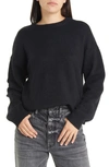 Treasure & Bond Crewneck Sweater In Black