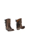 Nylo Ankle Boot In Dark Brown