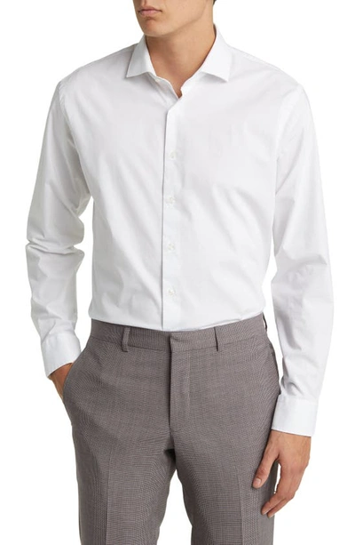 Nordstrom Trim Fit Dress Shirt In White