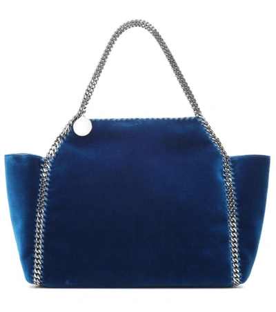 Stella Mccartney Falabella Reversible Shopper In Blue