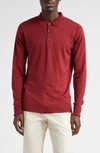 John Smedley Cotswold Wool Polo Sweater In Red Jasper