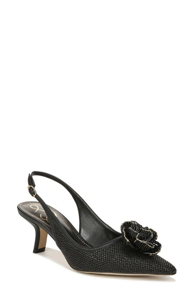 Sam Edelman Bianka Flora Pointed Toe Pump In Black