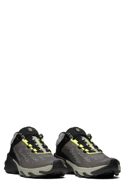 Salomon Gender Inclusive Speedverse Prg Sneaker In Ghost Gray/ Black/ Sfty Yell