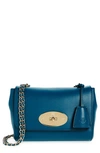 Mulberry Lily Convertible Leather Shoulder Bag In Titanium Blue