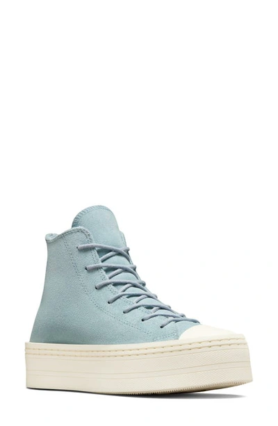 Converse Chuck Taylor® All Star® Modern Lift High Top Platform Sneaker In Cocoon Blue/ Egret