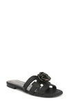 Sam Edelman Bay Flora Cutout Slide Sandal In Black