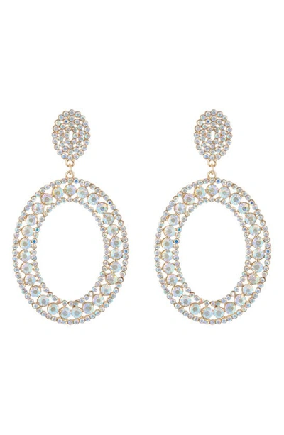 Tasha Crystal Drop Earrings In Gold