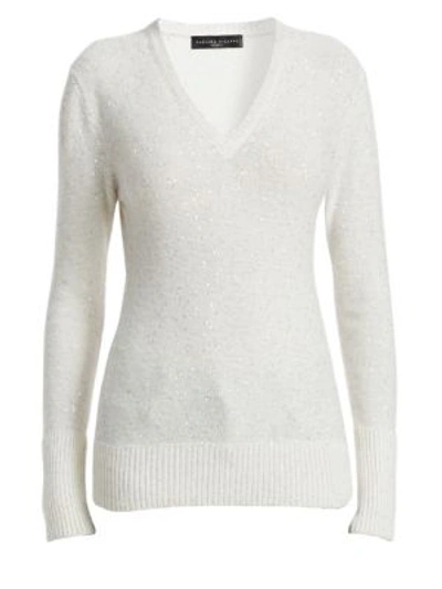 Fabiana Filippi Sequin Sweater In White