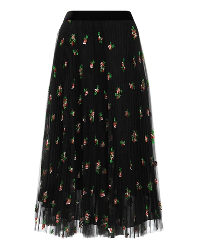 Philosophy Di Lorenzo Serafini Floral Tulle Skirt