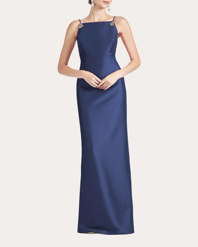 Sachin & Babi Pryce Gown In Blue