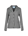 Prada Sartorial Jacket In Grey