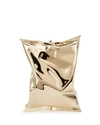 Anya Hindmarch Crisp Packet Metal Clutch Bag, Golden