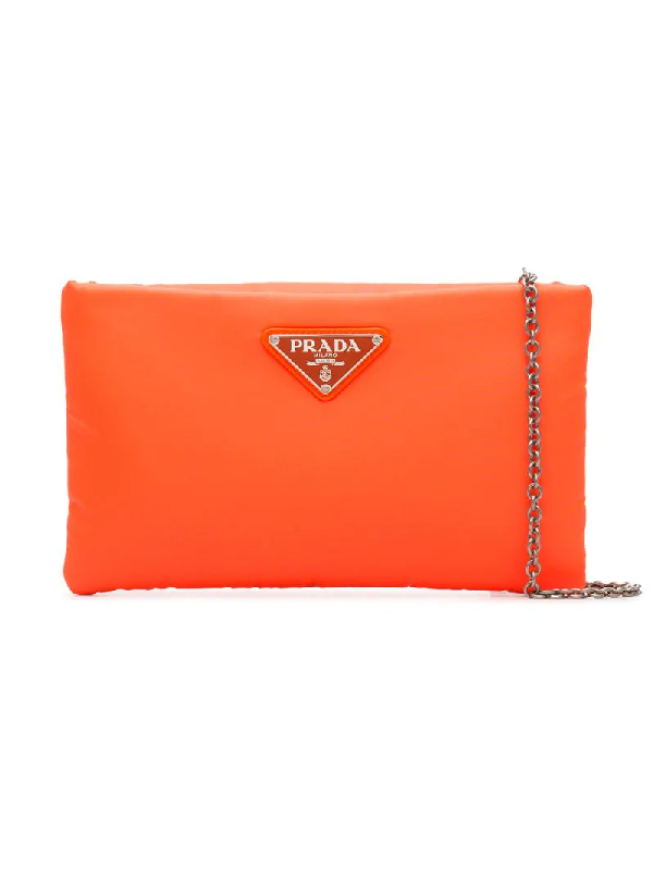 prada fluo clutch