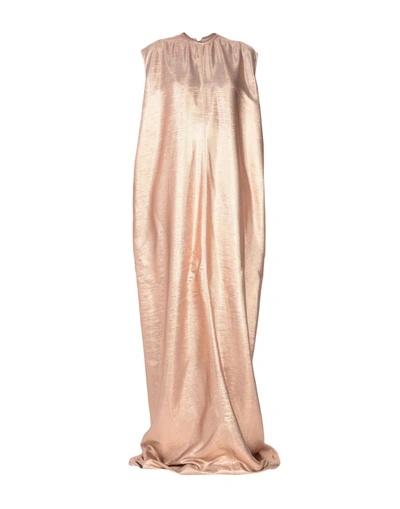 Rick Owens Long Dresses In Gold