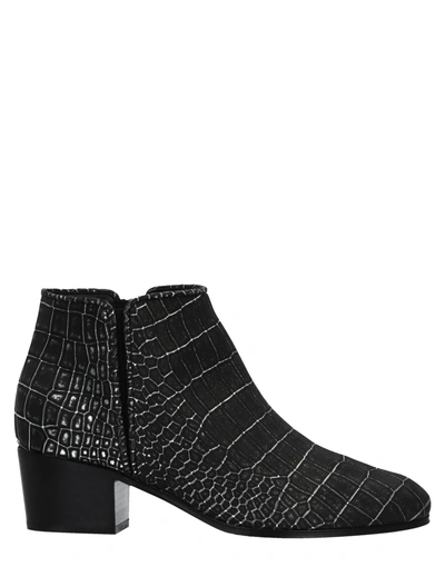 Giuseppe Zanotti Ankle Boot In Steel Grey