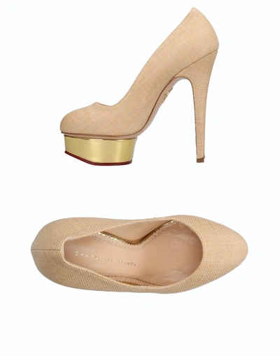Charlotte Olympia Pump In Sand