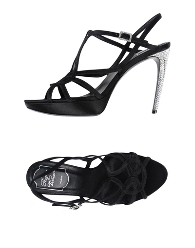 Roger Vivier Sandals In Black