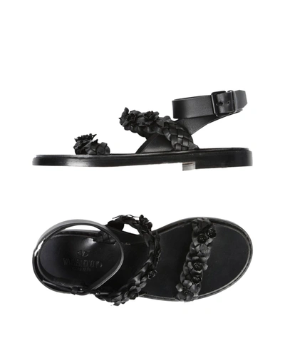 Valentino Garavani Sandals In Black
