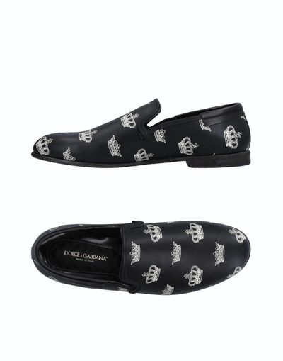 Dolce & Gabbana Loafers In Black