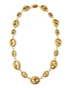 Viktoria Hayman Marine Open-link Golden Foil Chain Necklace