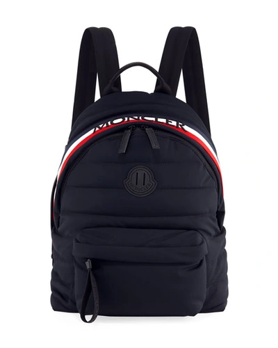 Moncler Men's Dolomites Quilted Nylon Backpack In Black