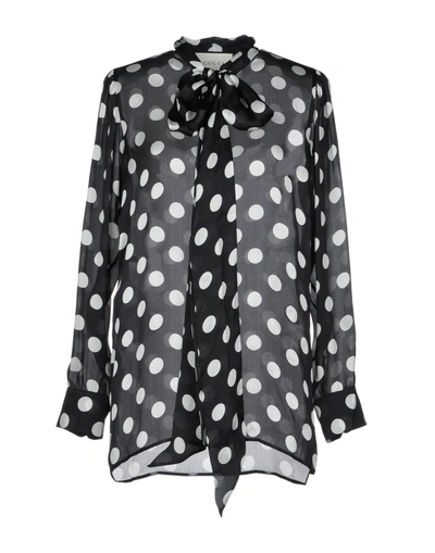 Gucci Patterned Shirts & Blouses In Black